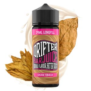 drifter bar juice cream tobacco 24ml/120ml flavorshot