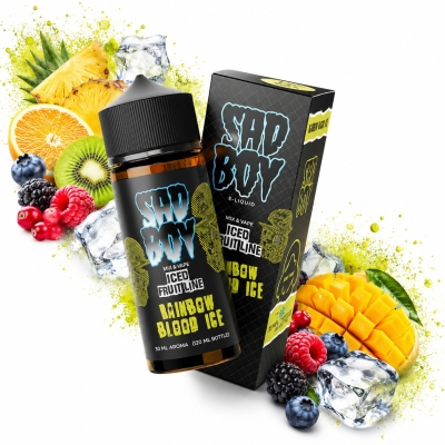 rainbow blood ice 30/120ml iced fruit line by sadboy